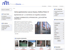 Tablet Screenshot of fincascavia.com